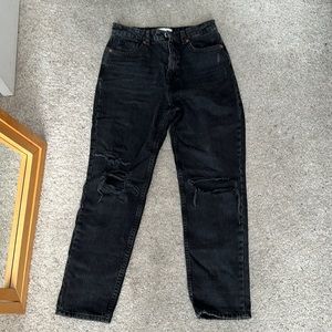 Zara straight black jeans